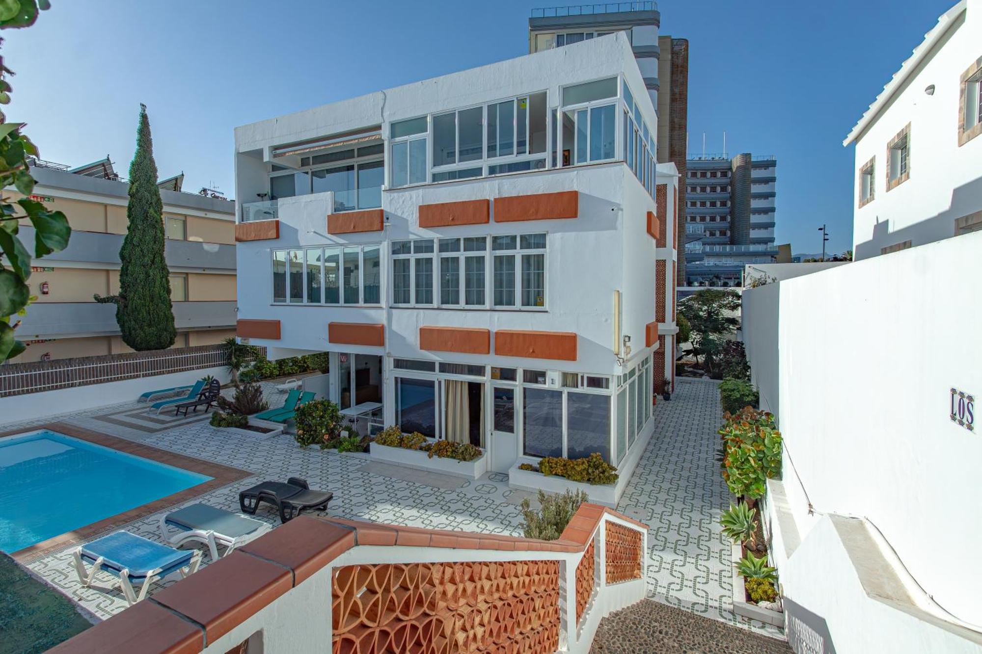 Apartamento Con Terraza Y Piscina En Playa Del Ing Playa del Inglés Extérieur photo