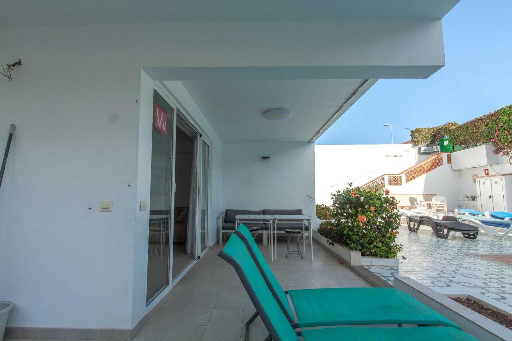 Apartamento Con Terraza Y Piscina En Playa Del Ing Playa del Inglés Extérieur photo
