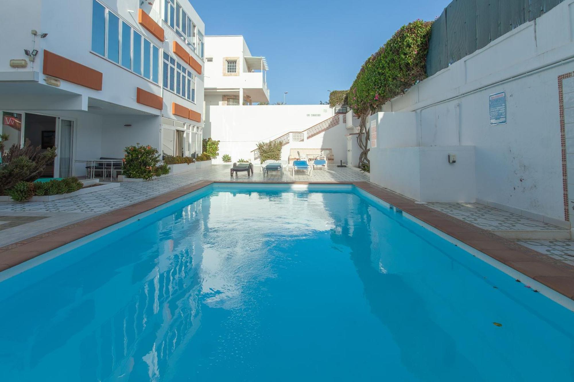 Apartamento Con Terraza Y Piscina En Playa Del Ing Playa del Inglés Extérieur photo